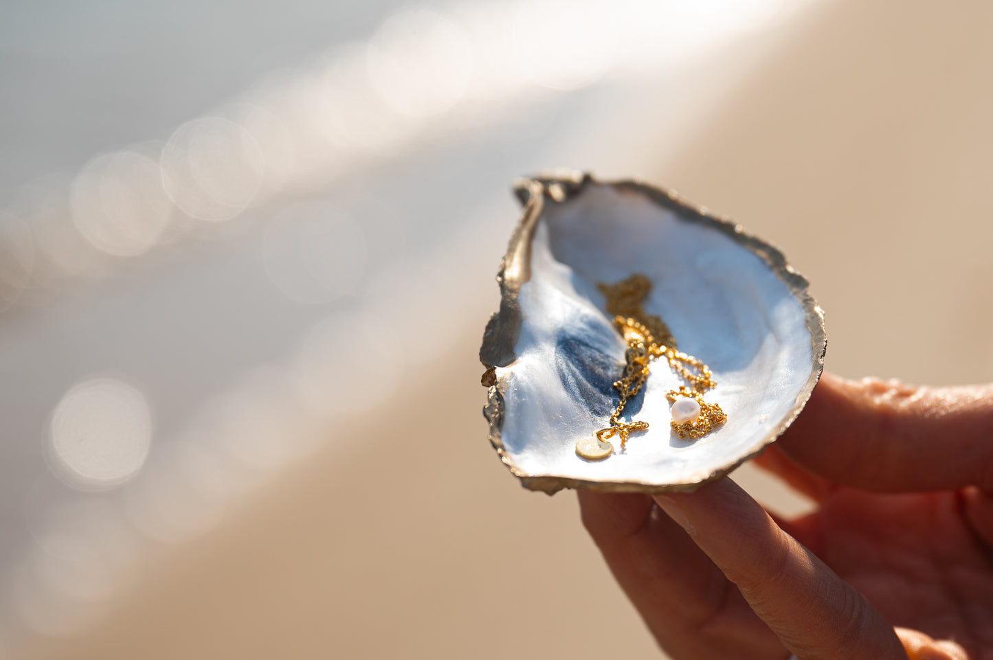 Oyster Shell Jewelry Dish