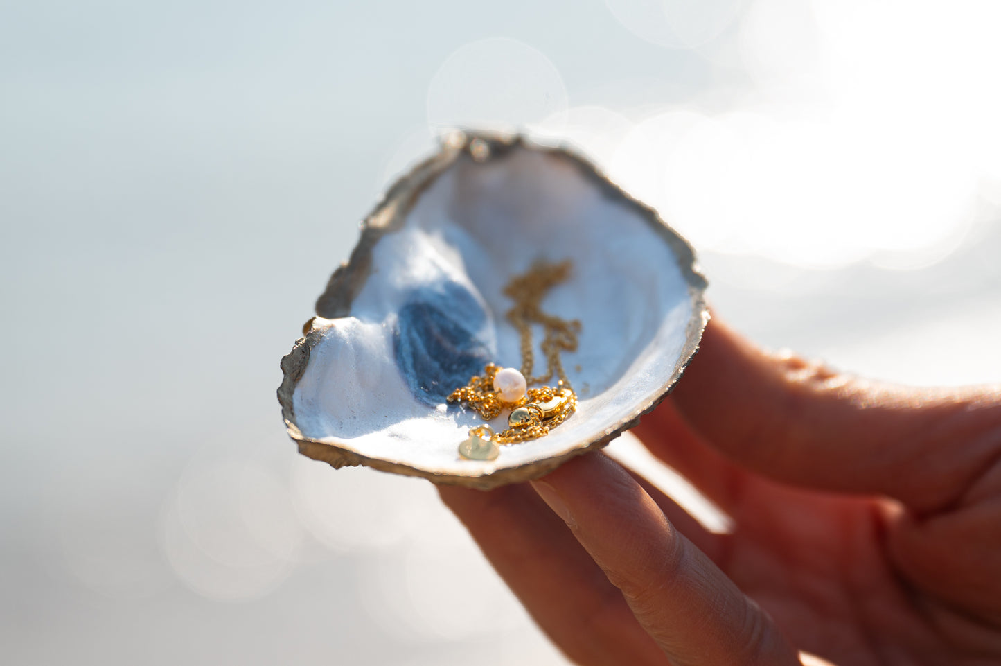 Oyster Shell Jewelry Dish